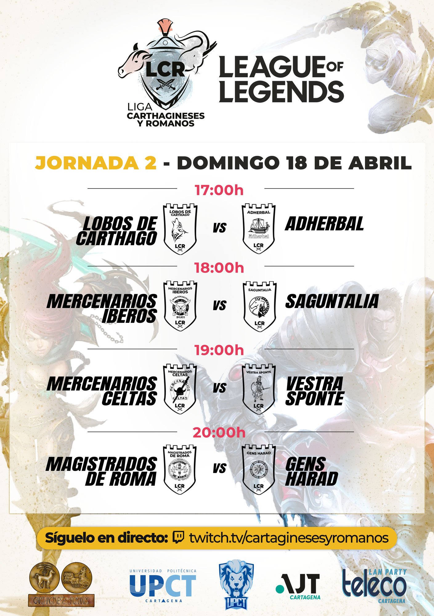 Liga Carthagineses y Romanos - League Of Legends