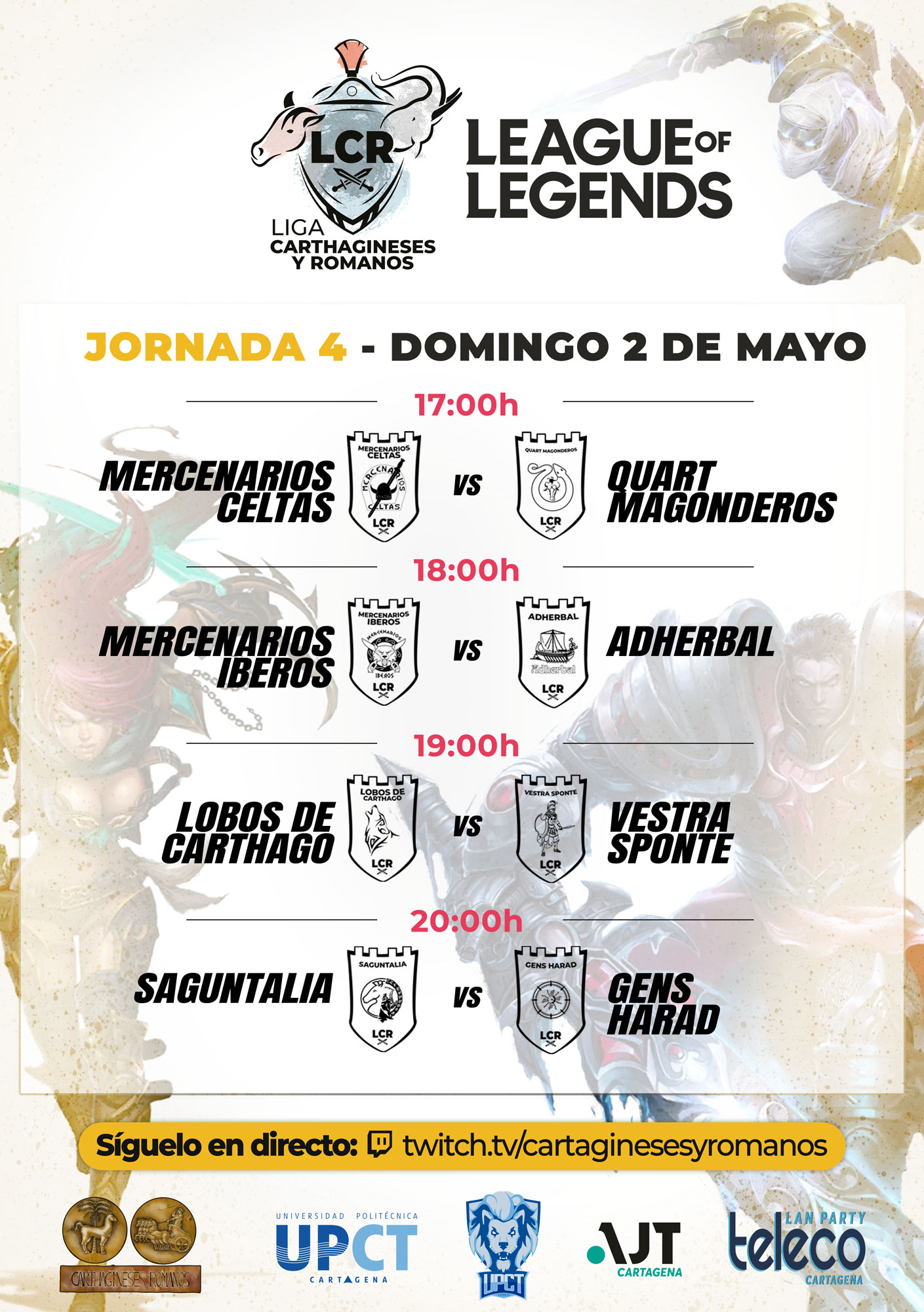 Liga Carthagineses y Romanos - League Of Legends