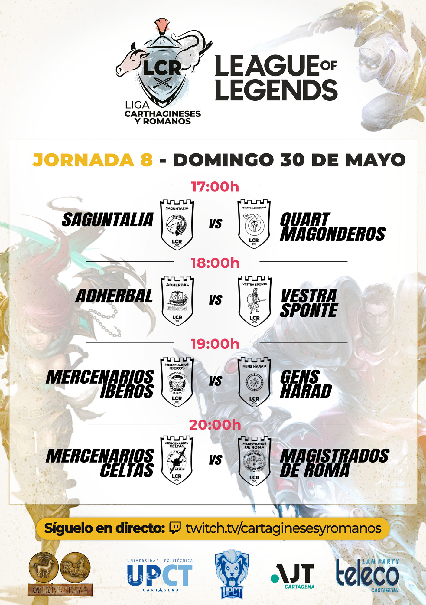 Liga Carthagineses y Romanos - League Of Legends