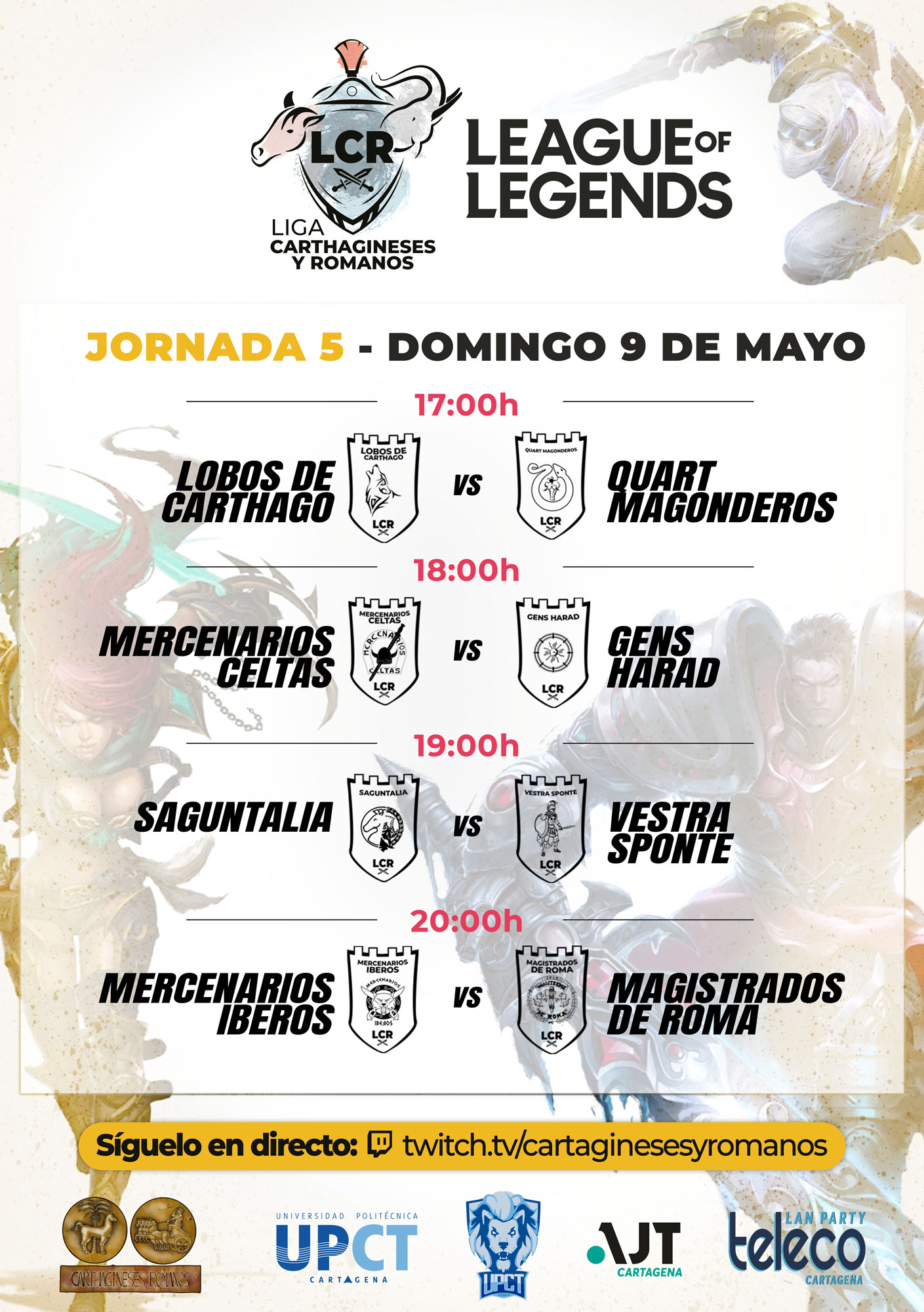 Liga Carthagineses y Romanos - League Of Legends