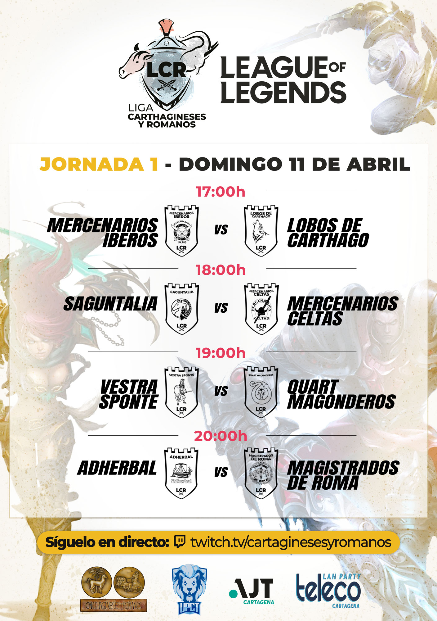Liga Carthagineses y Romanos - League Of Legends