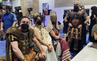 FITUR 2022: Carthagineses y Romanos promocionan en el metro de Madrid.